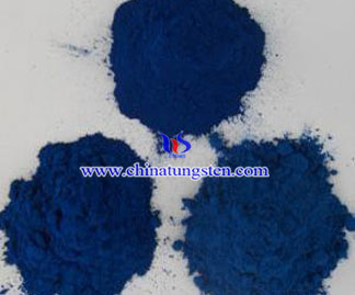 Farbunterschied Wolframoxid-Blau-Bild